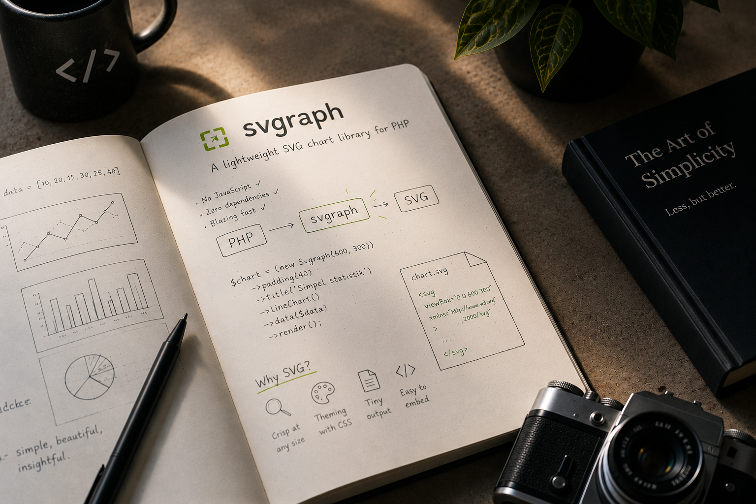SVGraph - SVG-grafer genereret server-side i PHP