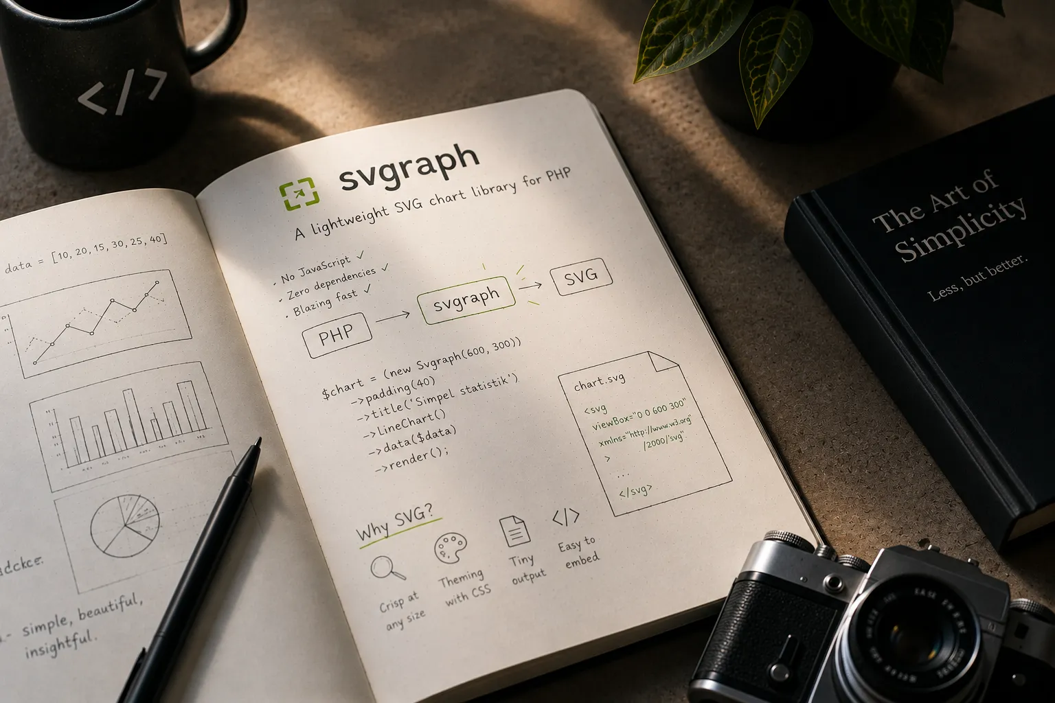 SVGraph - SVG-grafer genereret server-side i PHP